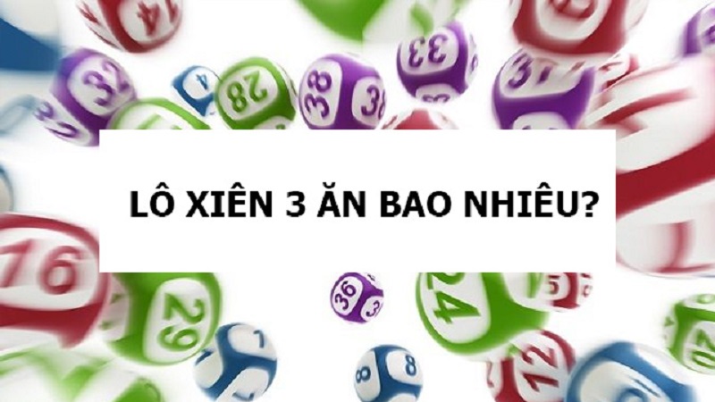 Đề xiên 3 ăn bao nhiêu?